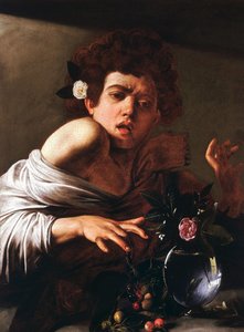 トカゲに噛まれた少年 作： Michelangelo Merisi Caravaggio
